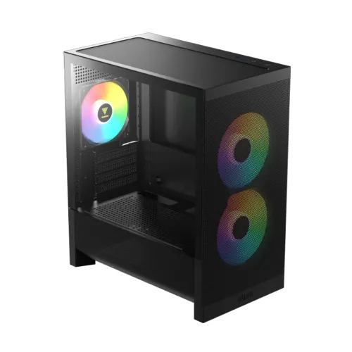 Case GAMDIAS AURA GC15M ARGB Black | Micro Tower | ARGB | GAMDIAS